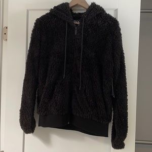 NWT Andrew Marc Hooded Fuzzy Jacket